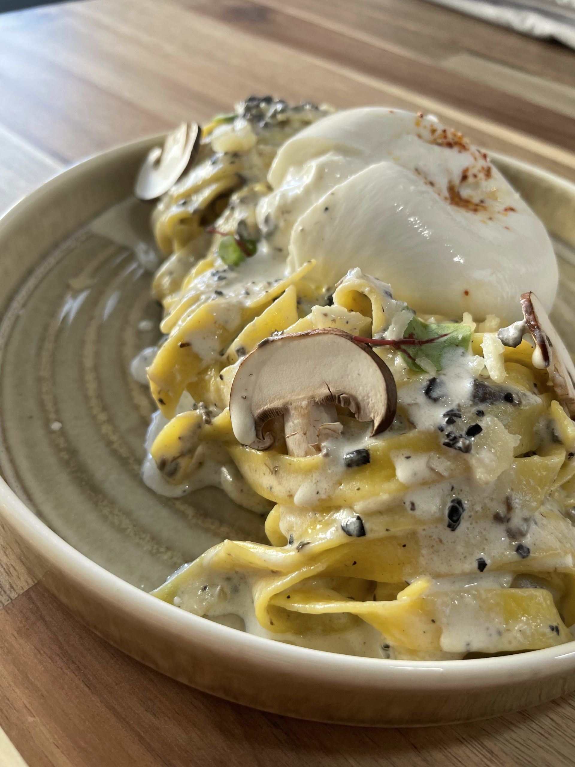 Fettuccine La Truffe Et Burrata Cr Meuse Alex Cook In